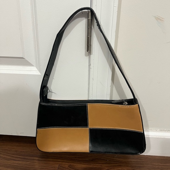 Brown & Black Colorblock Handbag - Picture 2 of 9